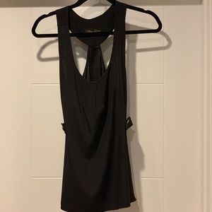 Alisha Levine 100% silk size medium black top